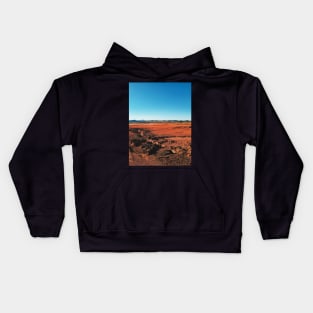 Red Barrren Soil in Wild National Park Landscape (Chapada dos Veadeiros, Brazil) Kids Hoodie